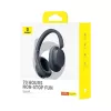 Baseus Bowie D05 Ασύρματα over-ear ακουστικά Bluetooth 5.3 - Μαύρο