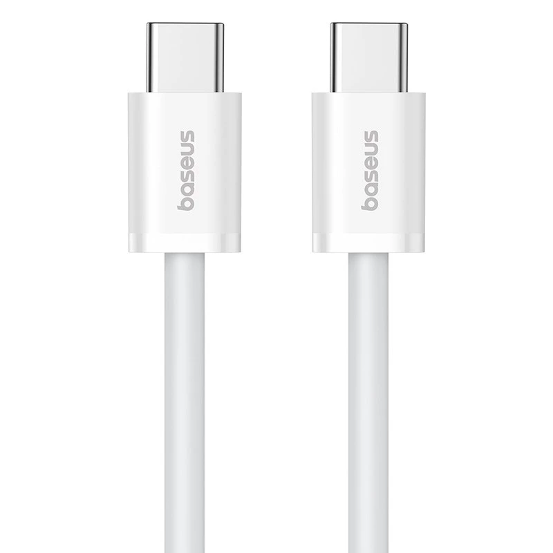 Baseus Superior Καλώδιο δεδομένων USB C σε USB C 1 m 30 W Λευκό