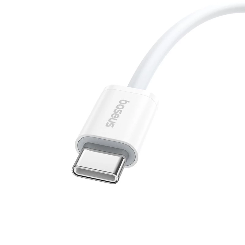 Baseus Superior Καλώδιο δεδομένων USB C σε USB C 1 m 30 W Λευκό