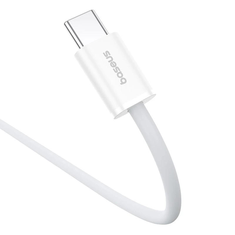 Baseus Superior Καλώδιο δεδομένων USB C σε USB C 1 m 30 W Λευκό