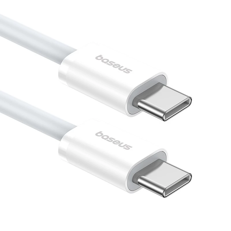 Baseus Superior Καλώδιο δεδομένων USB C σε USB C 1 m 30 W Λευκό