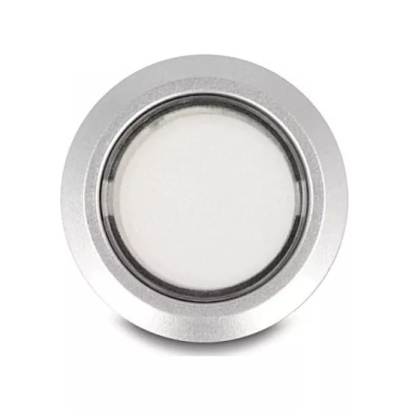 Delock Διακόπτης push button 22 mm Επίπεδο πλαστικό Λευκό LED