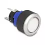 Delock Διακόπτης push button 22 mm Επίπεδο πλαστικό Λευκό LED