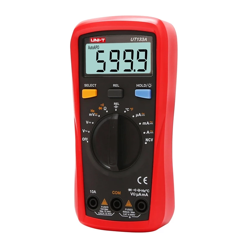 Uni-T UT133A Φορητό ψηφιακό πολύμετρο 6000 Counts True RMS Auto Ranging