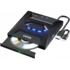 Unitek Εξωτερικός εγγραφέας DVD/CD, USB 5Gbps Hub, Αναγνώστης καρτών SD T1037A01