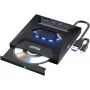 Unitek Εξωτερικός εγγραφέας DVD/CD, USB 5Gbps Hub, Αναγνώστης καρτών SD T1037A01