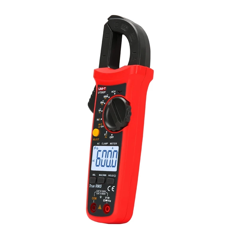 Uni-T UT202F Ψηφιακό πολύμετρο με αμπερόμετρο 600A AC/DC True RMS NCV