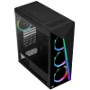 Aerocool Shard Midi-Tower με Tempered Glass Black