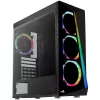 Aerocool Shard Midi-Tower με Tempered Glass Black
