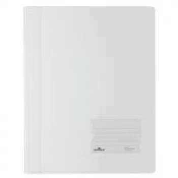 DURABLE DURALUX Quick Θήκη Αρχειοθέτησης A4+ Πολυπροπυλένιο Λευκό 10 mm Ράχη Χωρητικότητα 250 Φύλλων