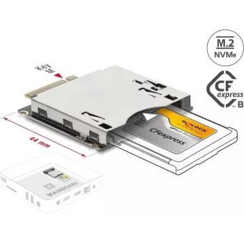 Delock M.2 Key M σε CFexpress Type B Αντάπτορας (64362)