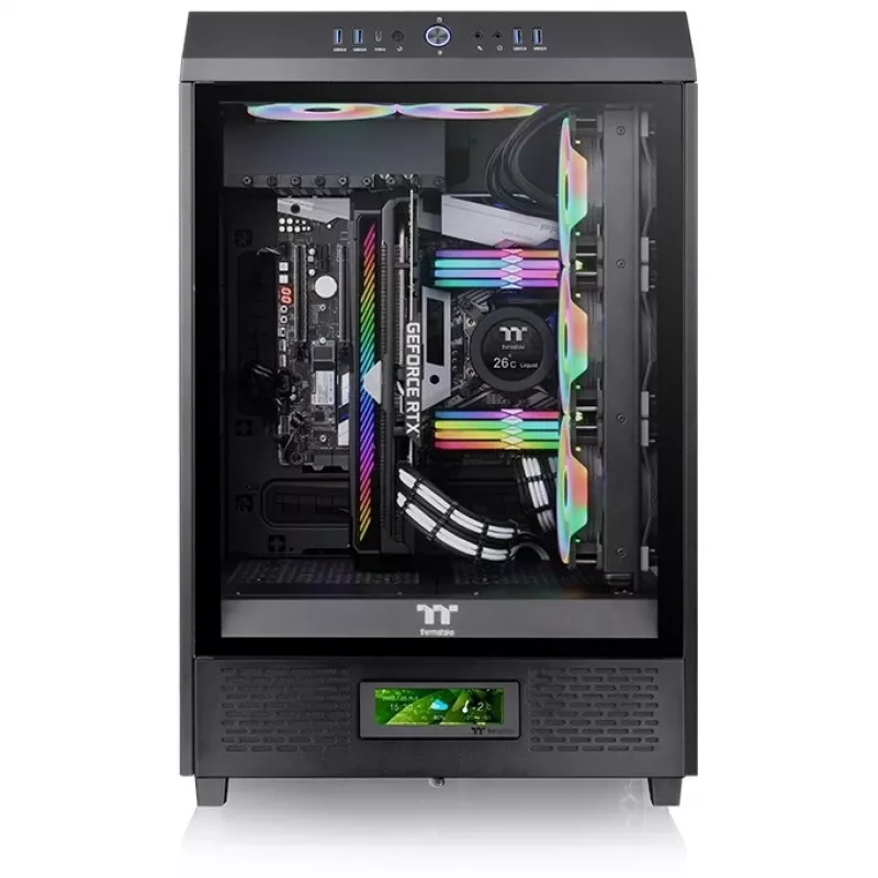 Thermaltake LCD Panel Kit Μαύρο για The Tower 500