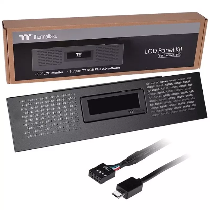 Thermaltake LCD Panel Kit Μαύρο για The Tower 500