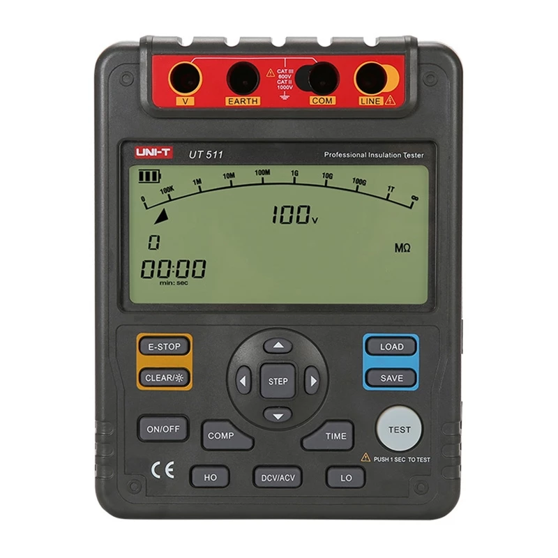 Uni-T UT511 Τεστέρ Αντίστασης Μόνωσης Υψηλής Τάσης