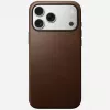 NOMAD Modern Leather Case για iPhone 17 Pro Max, Horween Δέρμα, Rustic Brown, MagSafe-compatible