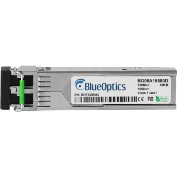 BlueOptics 740-028632 Συμβατός SFP-Transceiver για Singlemode μετάδοση δεδομένων 155 Mbit/s σε δίκτυα οπτικών ινών. Υποστηρίζει Fast Ethernet, Fibre Channel ή SONET/SDH εφαρμογές σε switches, routers, συστήματα αποθήκευσης και παρόμοιο hardware