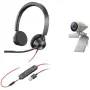 Poly Studio P5 Kit Προσωπικό Σύστημα Βιντεοδιάσκεψης Full HD 80 Μοίρες 4x Μαύρο Γκρι
