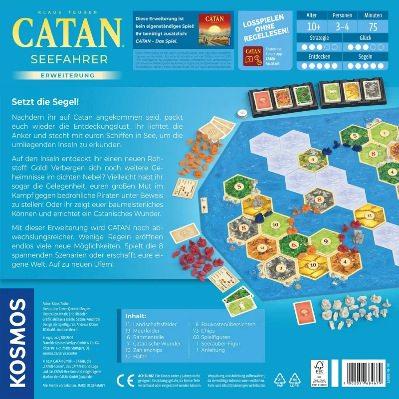 KOSMOS CATAN - Seefahrer Επέκταση Επιτραπέζιο Παιχνίδι