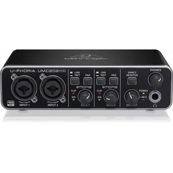 Behringer UMC202HD USB Κάρτα Ήχου με MIDAS Preamps