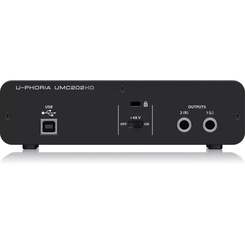 Behringer UMC202HD USB Κάρτα Ήχου με MIDAS Preamps