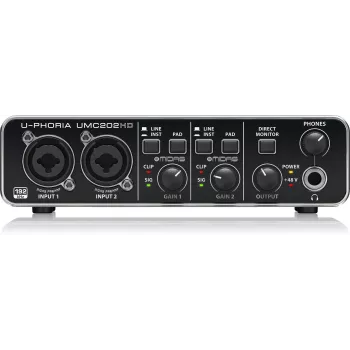 Behringer UMC202HD USB Κάρτα Ήχου με MIDAS Preamps