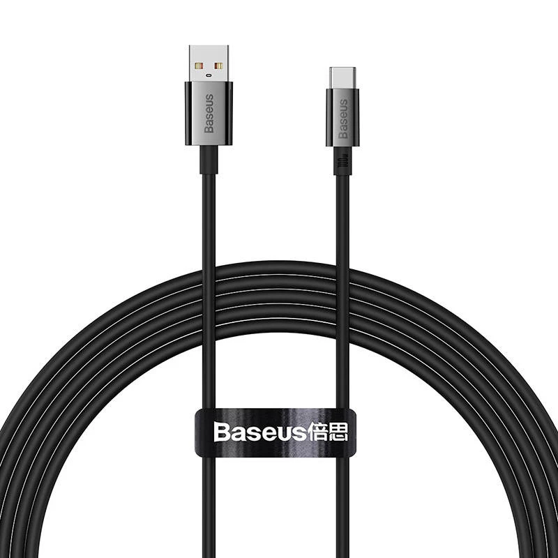 Baseus Superior 100W Καλώδιο USB σε USB-C 2m Μαύρο