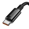 Baseus Superior 100W Καλώδιο USB σε USB-C 2m Μαύρο