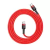 Baseus Cafule Καλώδιο USB-C σε USB-C 60W 1m Κόκκινο