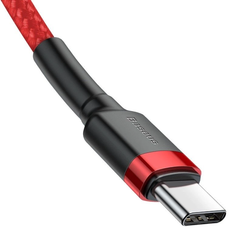 Baseus Cafule Καλώδιο USB-C σε USB-C 60W 1m Κόκκινο