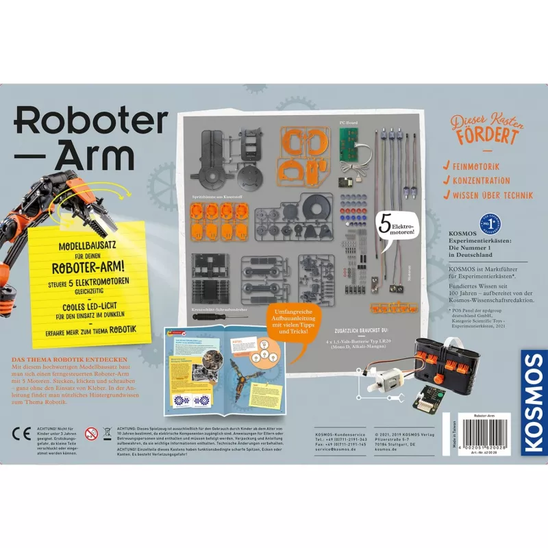 KOSMOS Ρομποτικός Βραχίονας Kit Πειράματος 620028