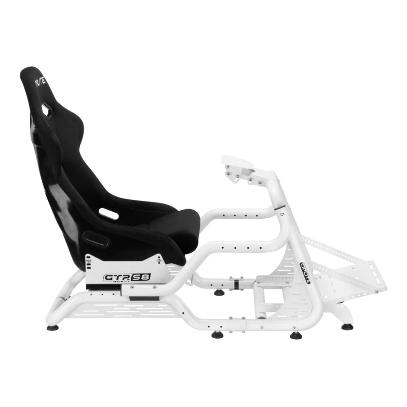 OPLITE Cockpit GTR S8 Infinity Force White Προσομοιωτής Αγώνων Cockpit
