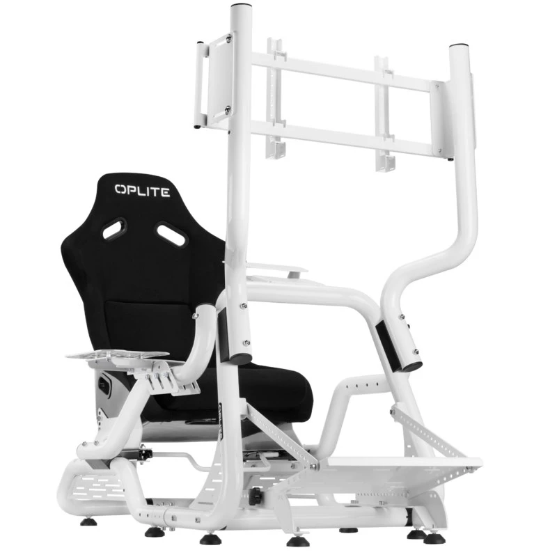 OPLITE Cockpit GTR S8 Infinity Force White Προσομοιωτής Αγώνων Cockpit
