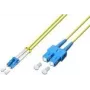 Lightwin LDP-09 LC-SC 5.0 Duplex Single-mode Καλώδιο Οπτικής Ίνας, LC σε SC, 5 m, Κίτρινο, LSZH