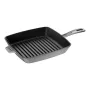 ZWILLING Staub Γυάλινο Χυτοσίδηρο Τετράγωνο Τηγάνι Ψησίματος 26 cm Graphitgrau