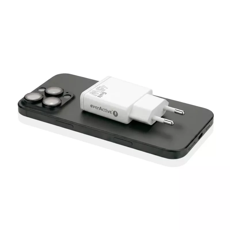 EVERACTIVE GaN QC3.0 45W επιτοίχιος φορτιστής USB-C SC-460Q λευκό