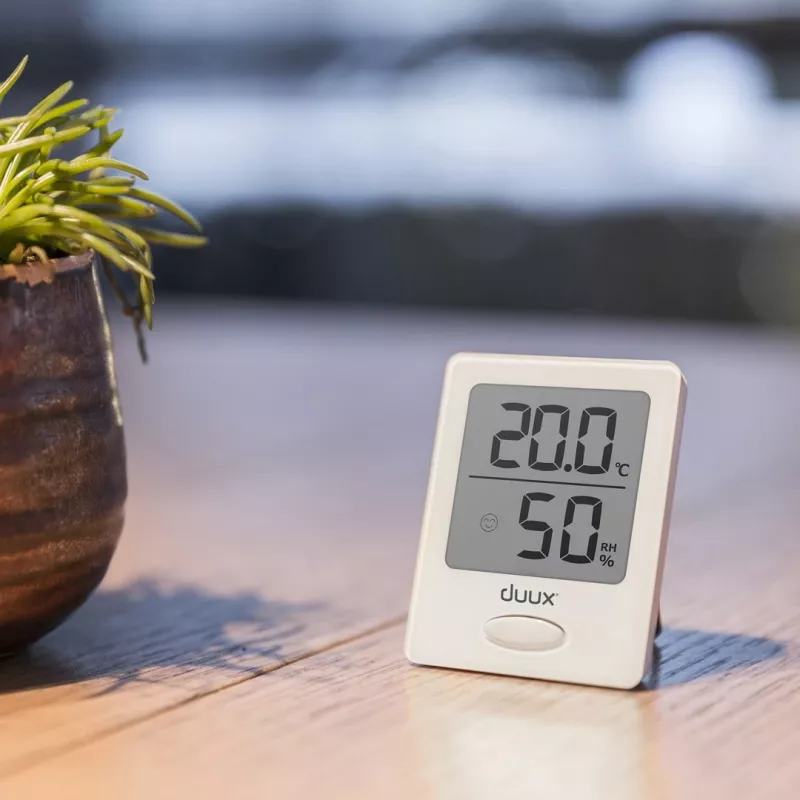 Duux Sense υγρόμετρο + θερμόμετρο λευκό οθόνη LCD