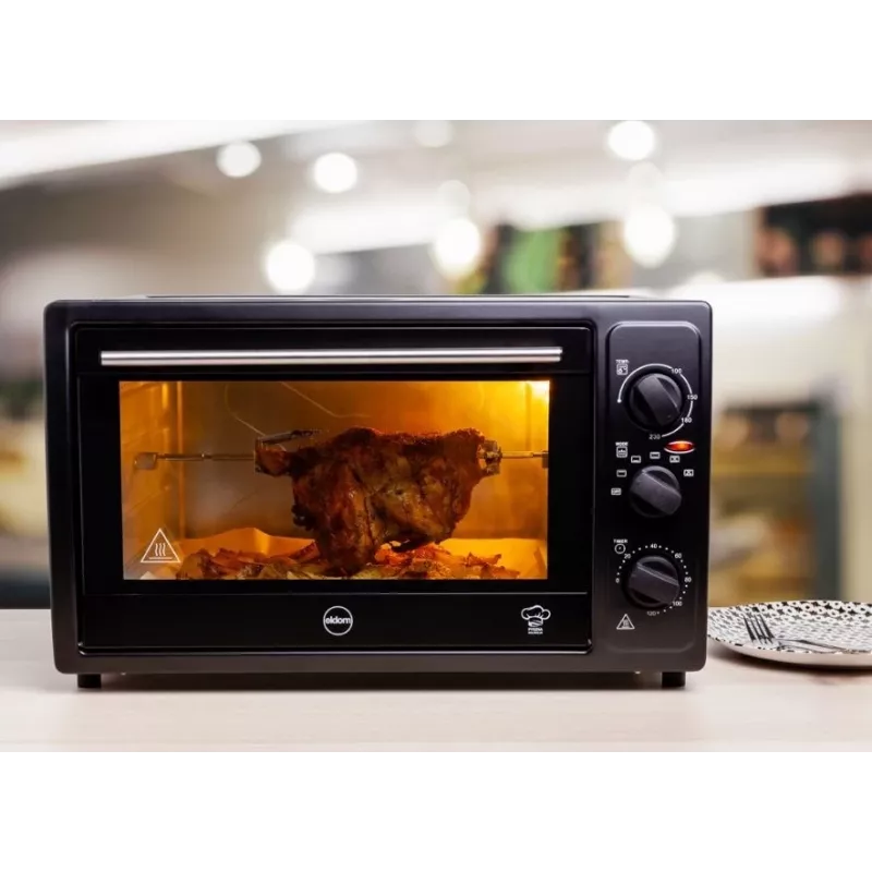 ELDOM PR500 φούρνος 48L 2000W μαύρο/ασημί