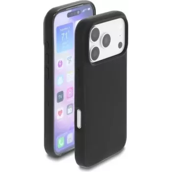 Delock θήκη προστασίας για iPhone 17 Pro συμβατή με MagSafe, σιλικόνη Soft-Touch, μαύρη (81645)