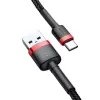 Baseus Cafule καλώδιο USB-A σε USB-C 0,5m 3A κόκκινο/μαύρο