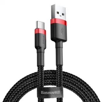 Baseus Cafule καλώδιο USB-A σε USB-C 0,5m 3A κόκκινο/μαύρο