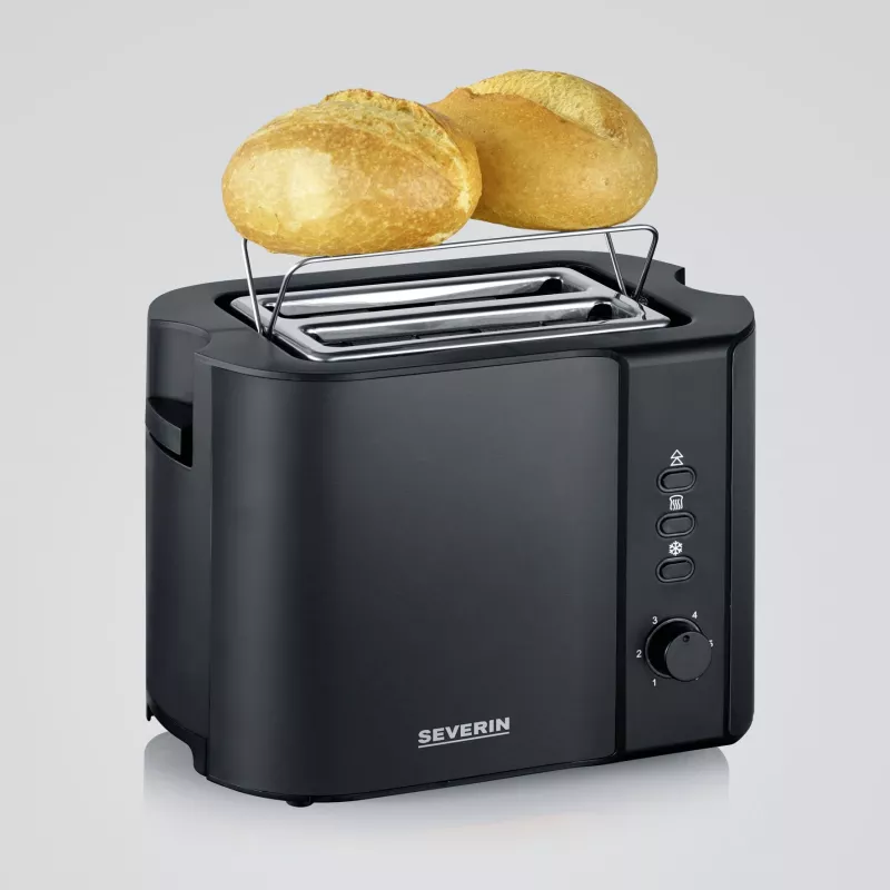 Severin AT 9552 Τοστιέρα 2 Φέτες Μαύρη 800 W