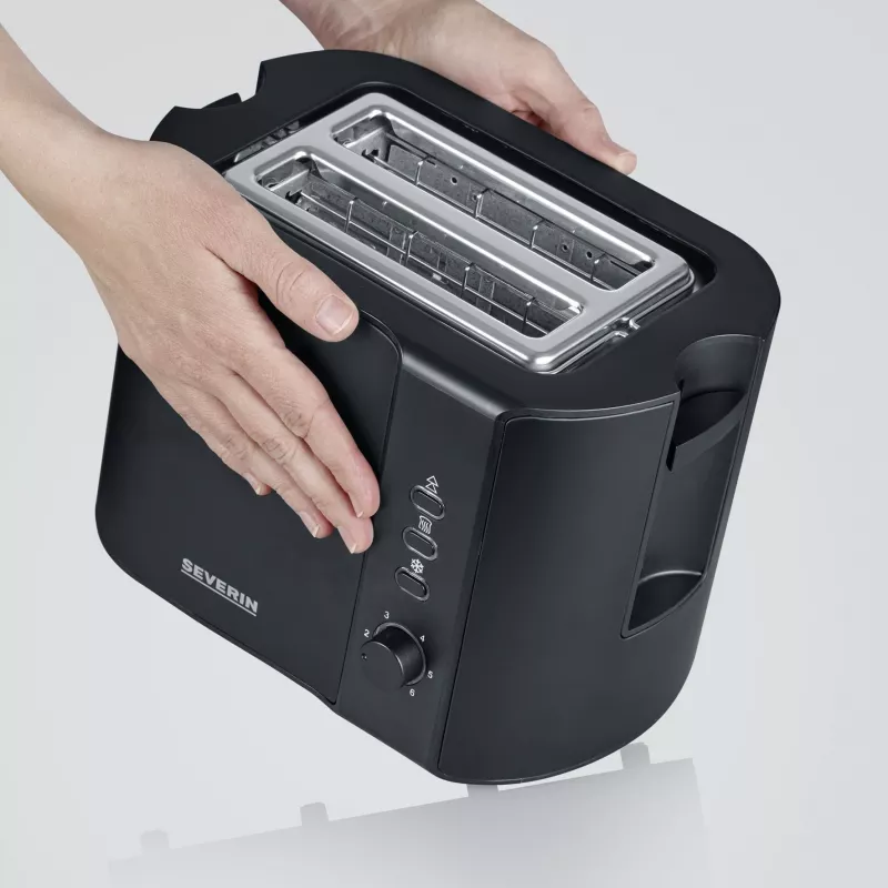 Severin AT 9552 Τοστιέρα 2 Φέτες Μαύρη 800 W