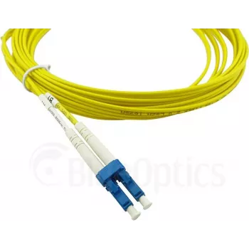 BlueOptics Cisco Συμβατό CAB-SMF-LC-SC-15 Duplex Singlemode Καλώδιο patch οπτικής ίνας, LC/UPC σε SC/UPC, 15m, Μπεζ, OS2 G.657.A1