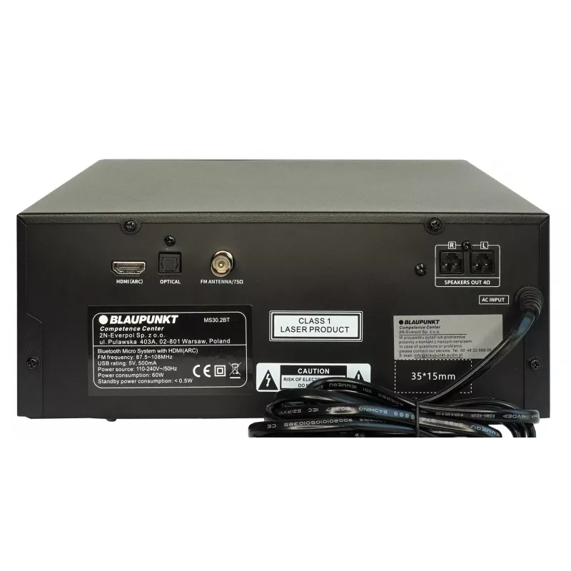 Blaupunkt MS30.2BT Bluetooth Μικρόφωνο Μαύρο