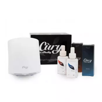 Shelly Cury Box Έξυπνος Διαχύτης Αρώματος Wi-Fi Bluetooth Λευκό Plug & Play