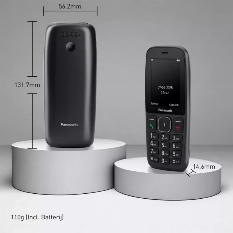 Κινητό τηλέφωνο Panasonic KX-TF400EXB, μαύρο
