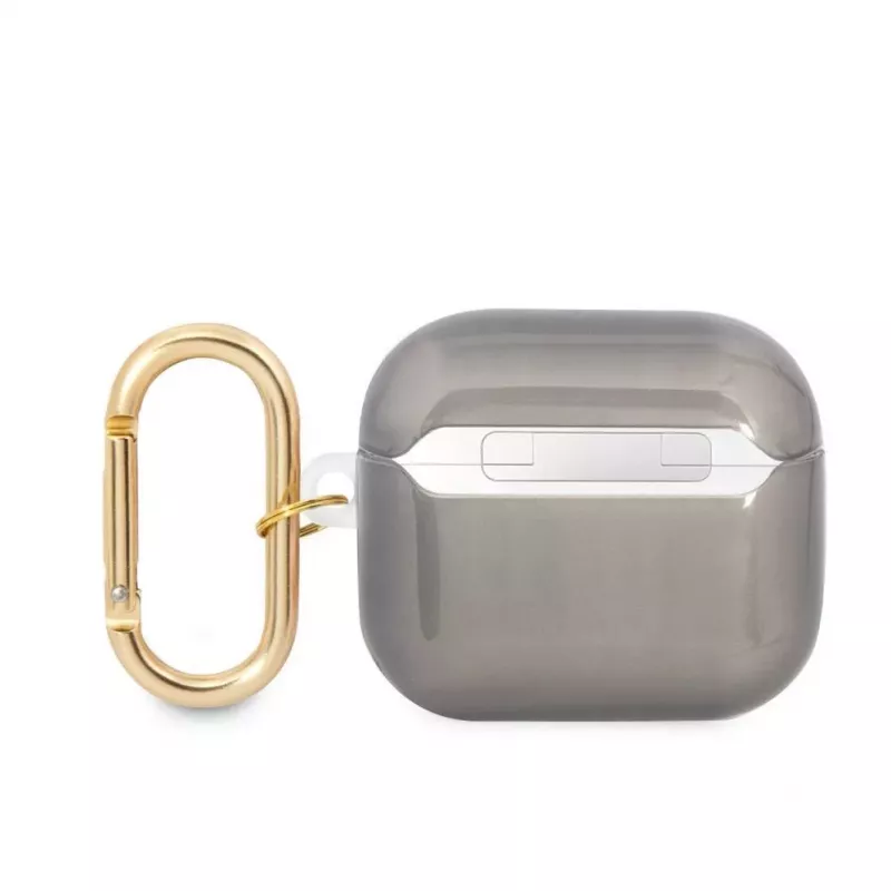Guess GUA3HHTSK Θήκη AirPods 3 μαύρη Strap Collection