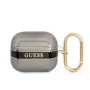 Guess GUA3HHTSK Θήκη AirPods 3 μαύρη Strap Collection