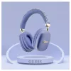 Guess Gcube Metallic Script Logo On-Ear Bluetooth Ακουστικά - Μωβ