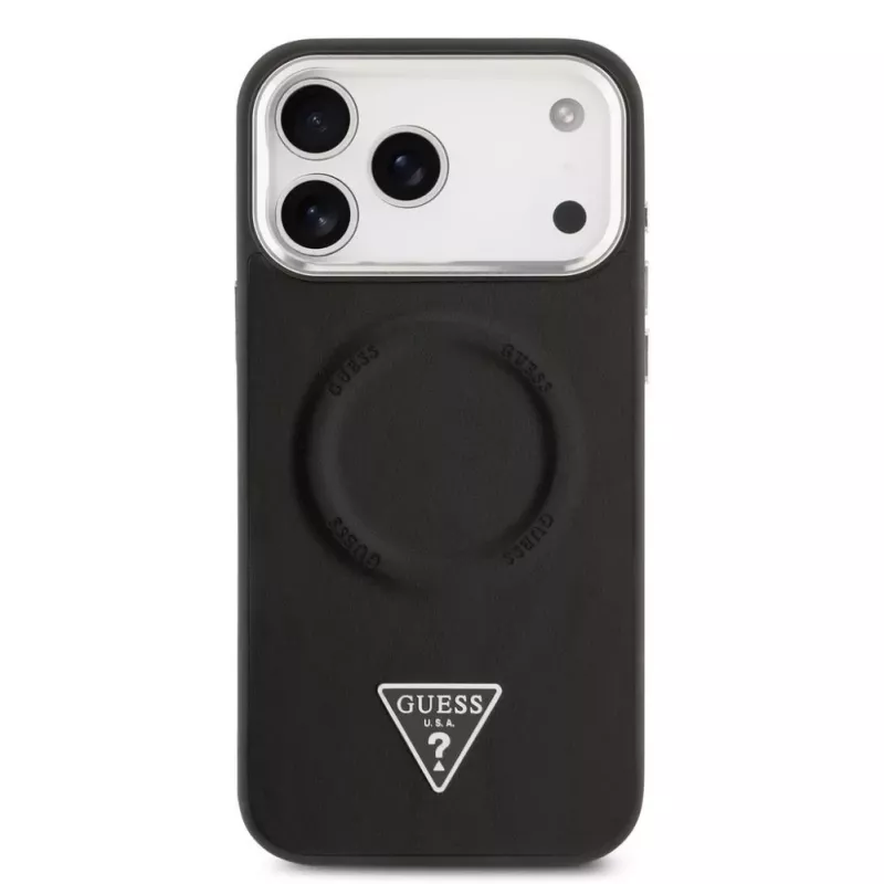 Θήκη Guess Triangle Logo MagSafe για iPhone 17 Pro Max (μαύρο)